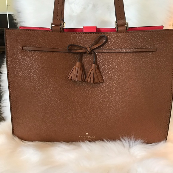 kate spade Handbags - Kate spade hayes ginger tote warm ginger red